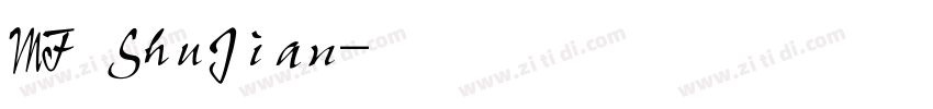 MF ShuJian字体转换